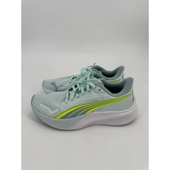 Puma Women's Pounce Lite Lace Up Green Athletic Running Shoes Size 7.5 - Picture 4 of 11